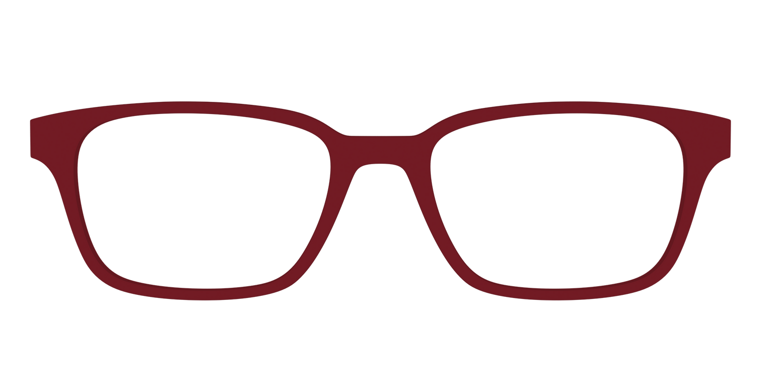 The Burgundy - Front Top Image - Pair Eyewear