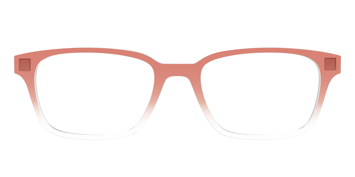 The Burnt Orange Gradient Crystal - Front Top Image - Pair Eyewear
