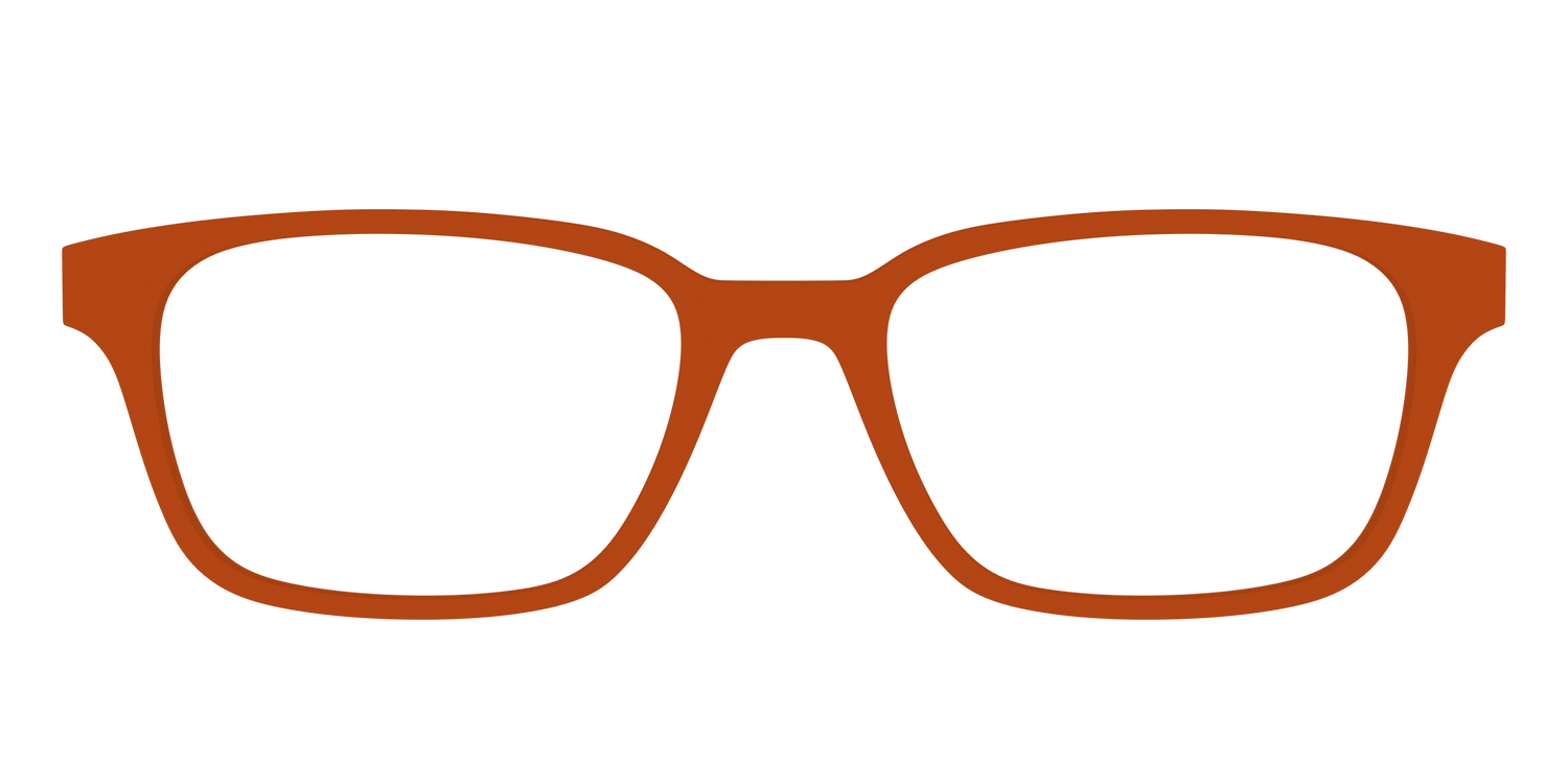 The Burnt Orange - Front Top Image - Pair Eyewear