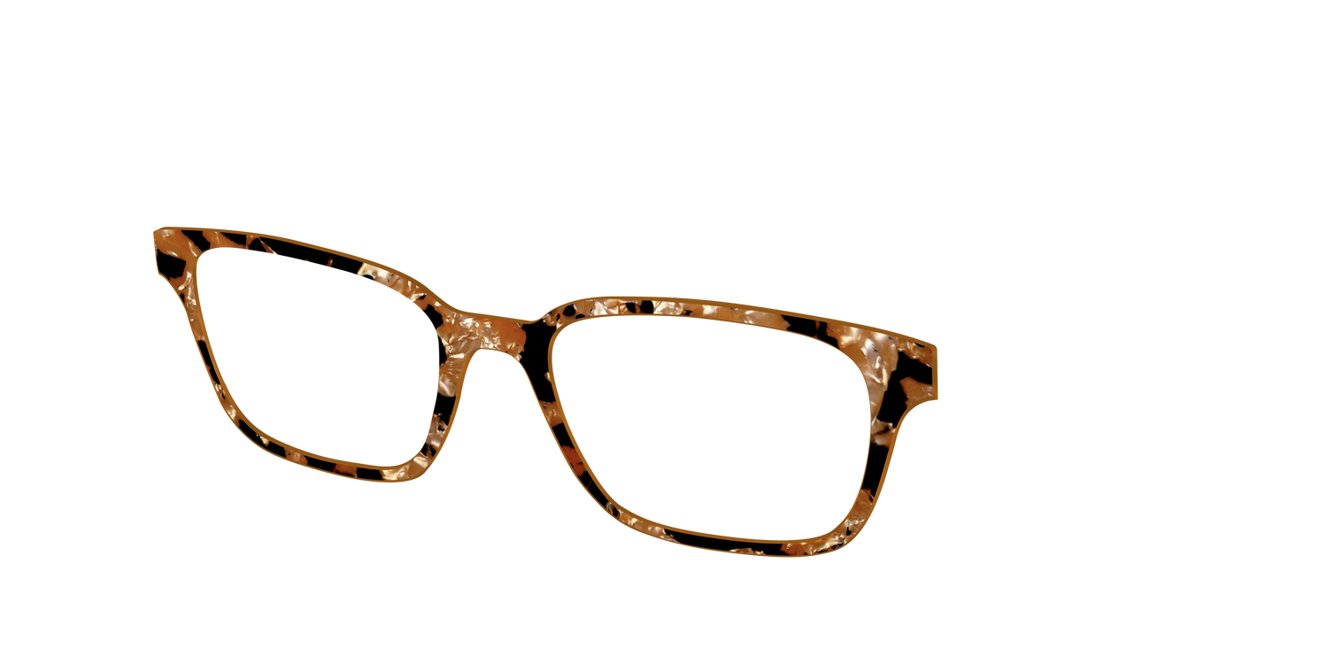 The Caramel Pearl Tortoise - Angle Top Image - Pair Eyewear
