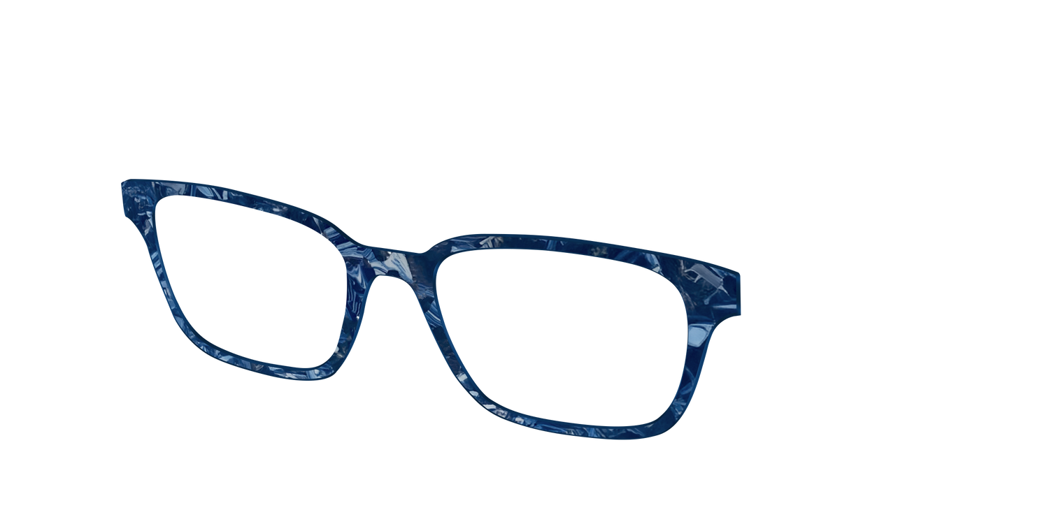 The Deep Slate Pearl Marble - Angle Top Image - Pair Eyewear