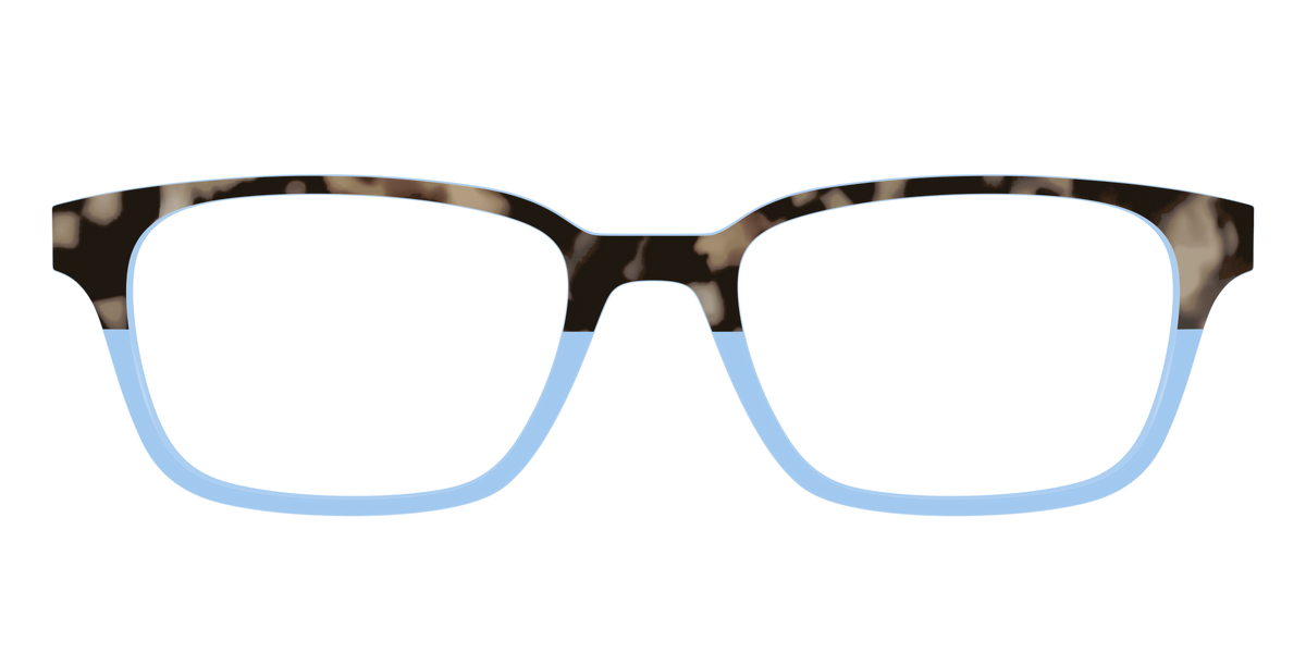 The Denim Tortoise Crystal Split - Front Top Image - Pair Eyewear