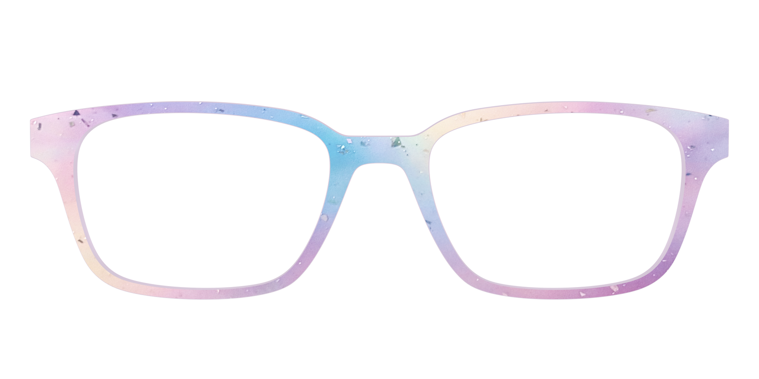 The Dreamy Pastel with Holographic Glitter - Front Top Image - Pair Eyewear