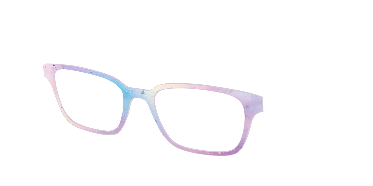 The Dreamy Pastel with Holographic Glitter - Angle Top Image - Pair Eyewear