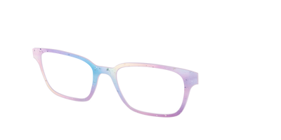 The Dreamy Pastel with Holographic Glitter - Angle Top Thumbnail - Pair Eyewear