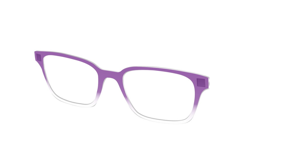 The Grape Gradient Crystal - Angle Top Image - Pair Eyewear