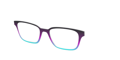 The Licorice to Seafoam Gradient - Angle Top Thumbnail - Pair Eyewear
