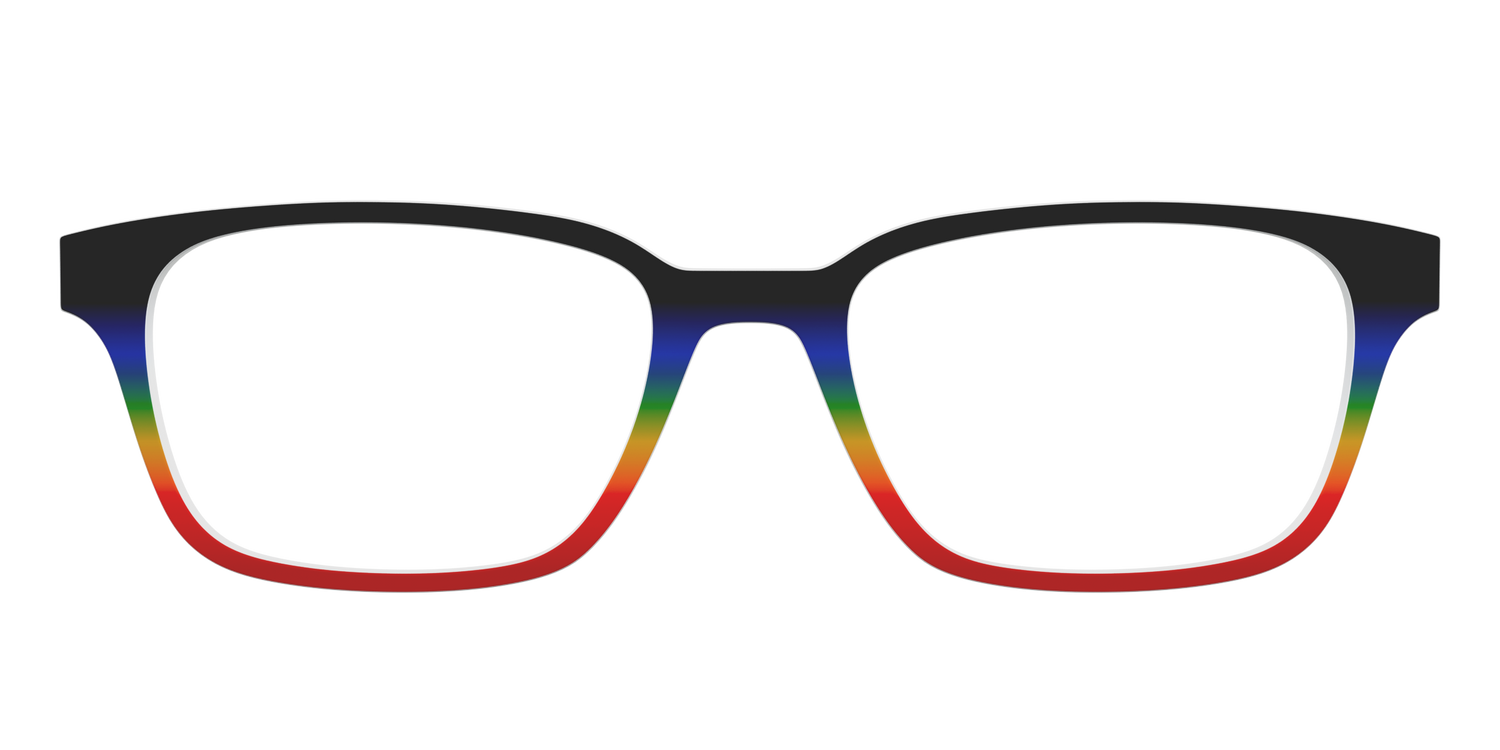 The Love Wins Gradient - Front Top Image - Pair Eyewear