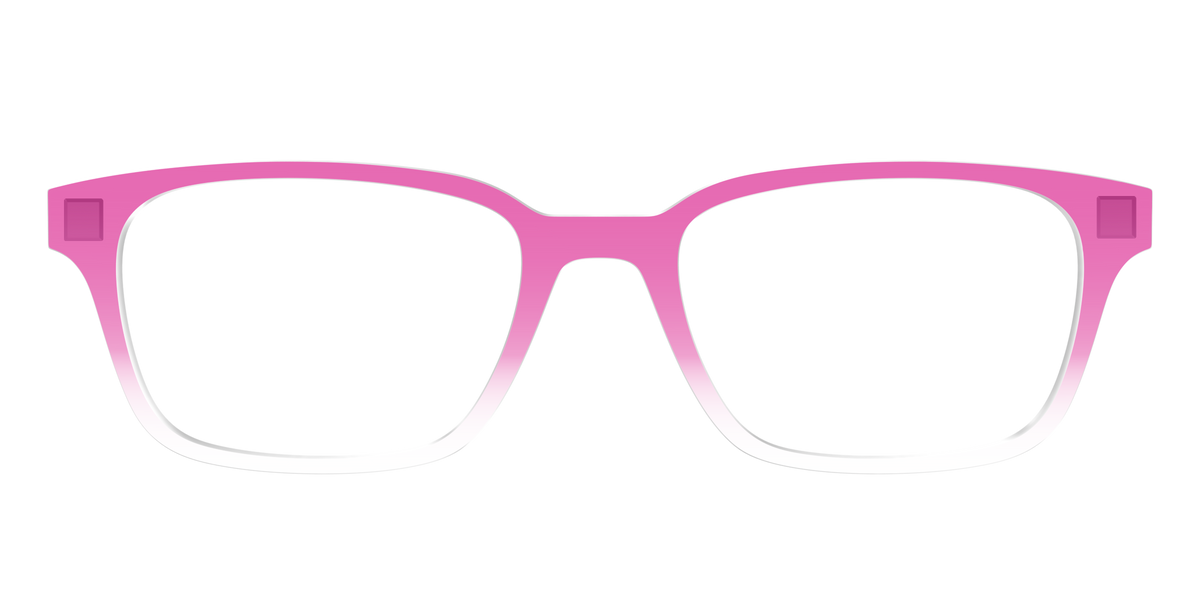 The Magenta Gradient Crystal - Front Top Image - Pair Eyewear
