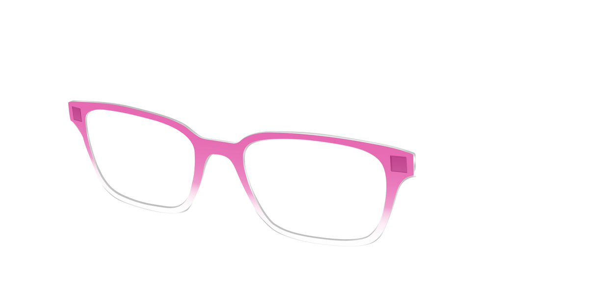 The Magenta Gradient Crystal - Angle Top Image - Pair Eyewear