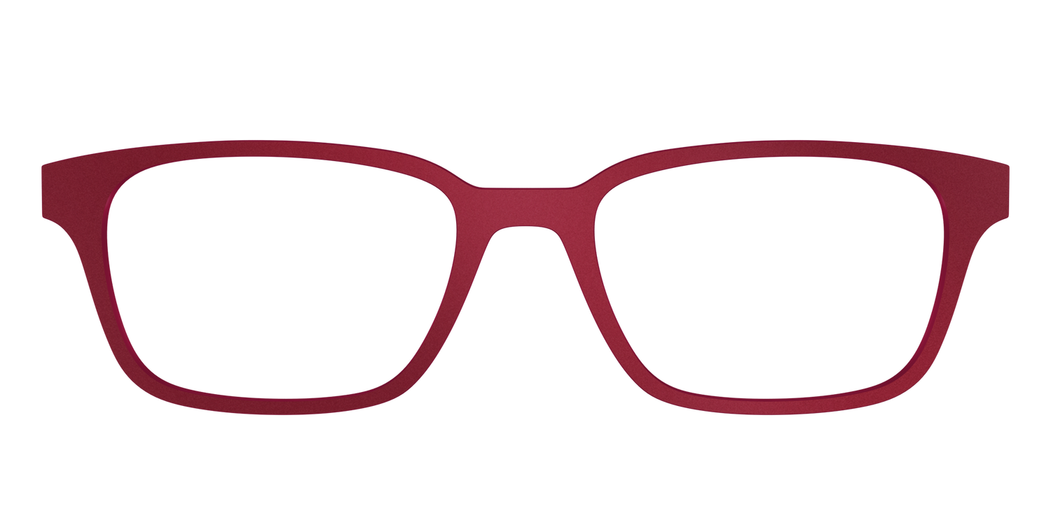 The Matte Burgundy - Front Top Image - Pair Eyewear
