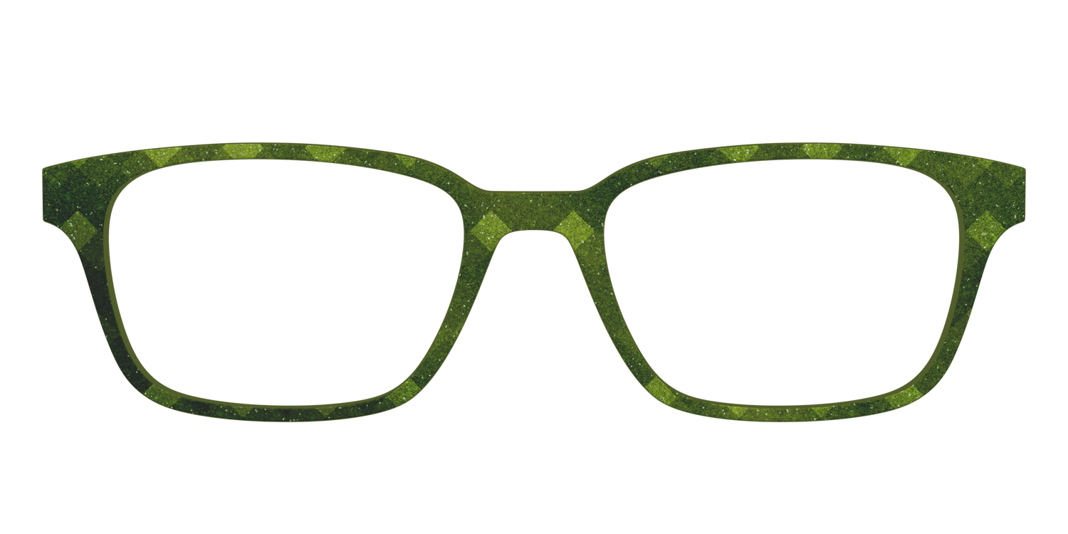 The Olive Geo - Front Top Image - Pair Eyewear