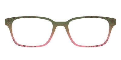 The Olive to Rose Trellis with Champagne Foil - Front Top Thumbnail - Pair Eyewear