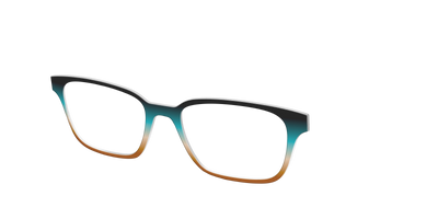 The Onyx to Rust Gradient - Angle Top Thumbnail - Pair Eyewear