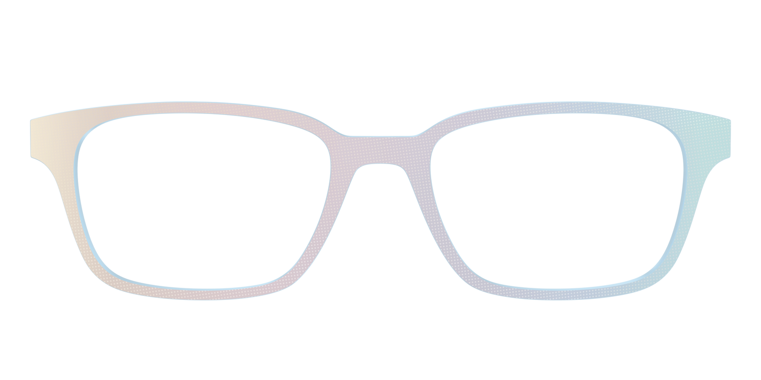 The Pastel Dot Iridescent - Front Top Image - Pair Eyewear