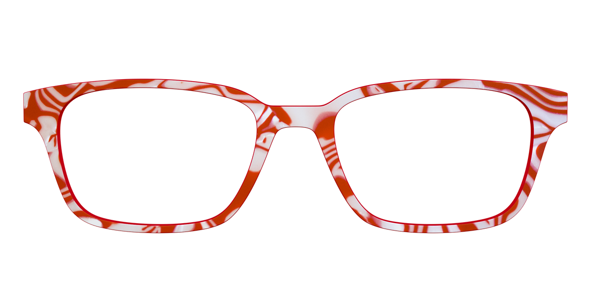The Peppermint Swirl - Front Top Image - Pair Eyewear