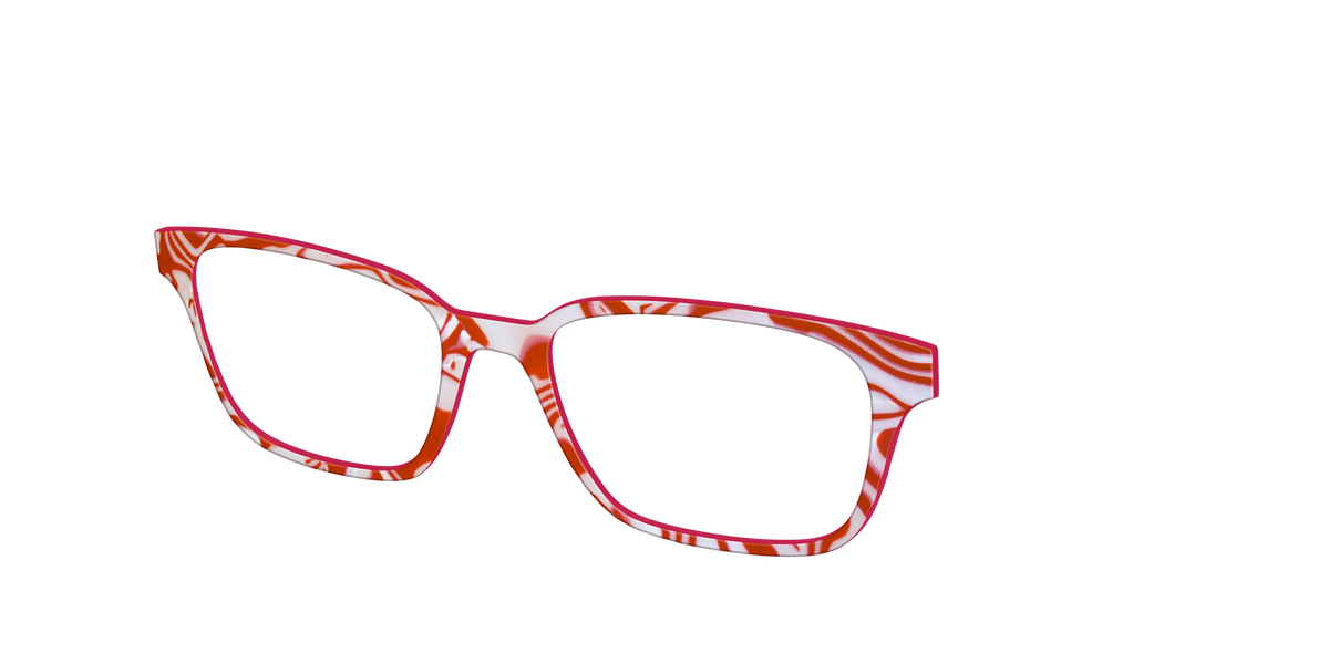 The Peppermint Swirl - Angle Top Image - Pair Eyewear