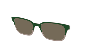 The Polarized Cedar & Sap Crystal Split Sun Top - Angle Top Thumbnail - Pair Eyewear