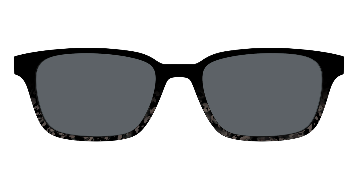 The Polarized Shaded Tortoise Sun Top - Front Top Image - Pair Eyewear