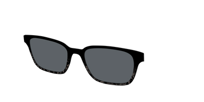 The Polarized Shaded Tortoise Sun Top - Angle Top Thumbnail - Pair Eyewear