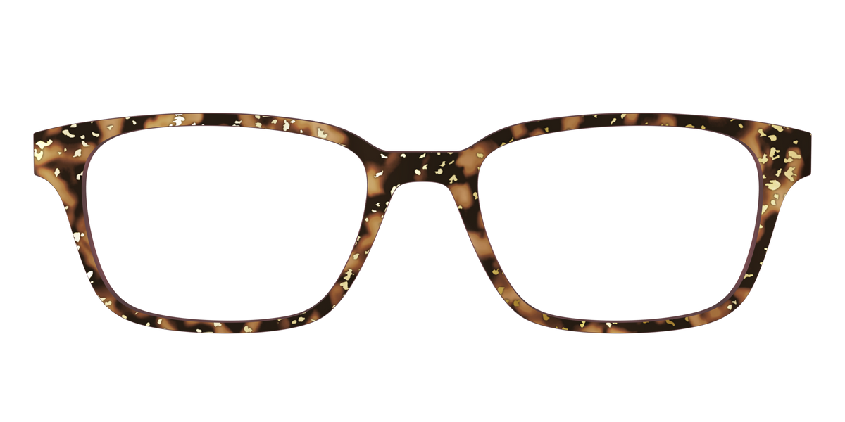 The Sandalwood Tortoise with Gold Foil - Front Top Image - Pair Eyewear