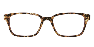 The Sandalwood Tortoise with Gold Foil - Front Top Thumbnail - Pair Eyewear