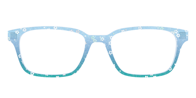 The Sky Blue Crystal with Daisy Glitter - Front Top Thumbnail - Pair Eyewear