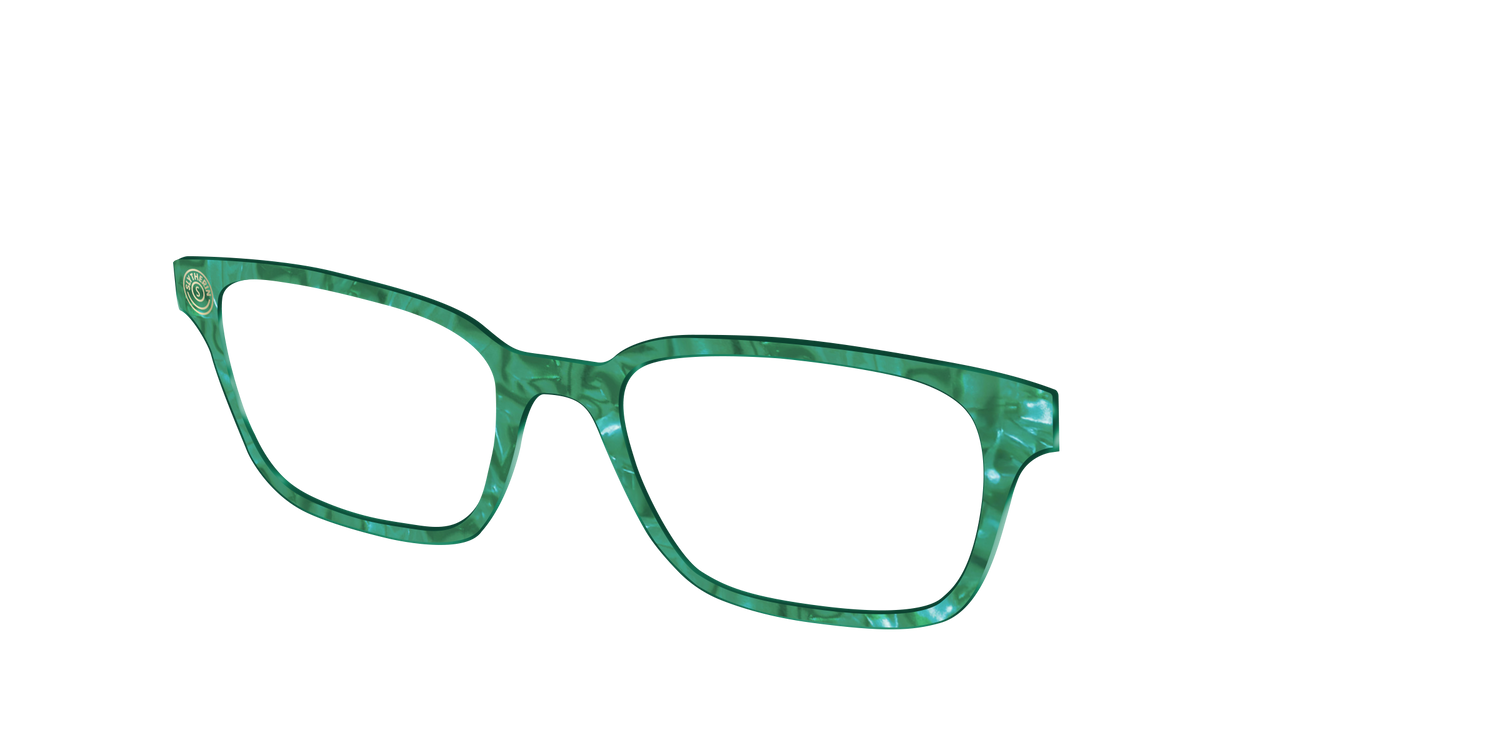 The Slytherin™ Pearl Tortoise - Angle Top Image - Pair Eyewear