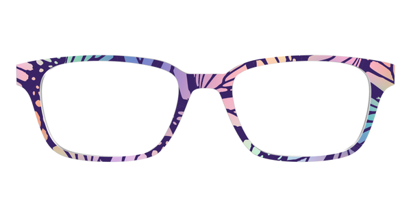 The Finley - Teal Pearlized Gradient Acetate Silver Metal