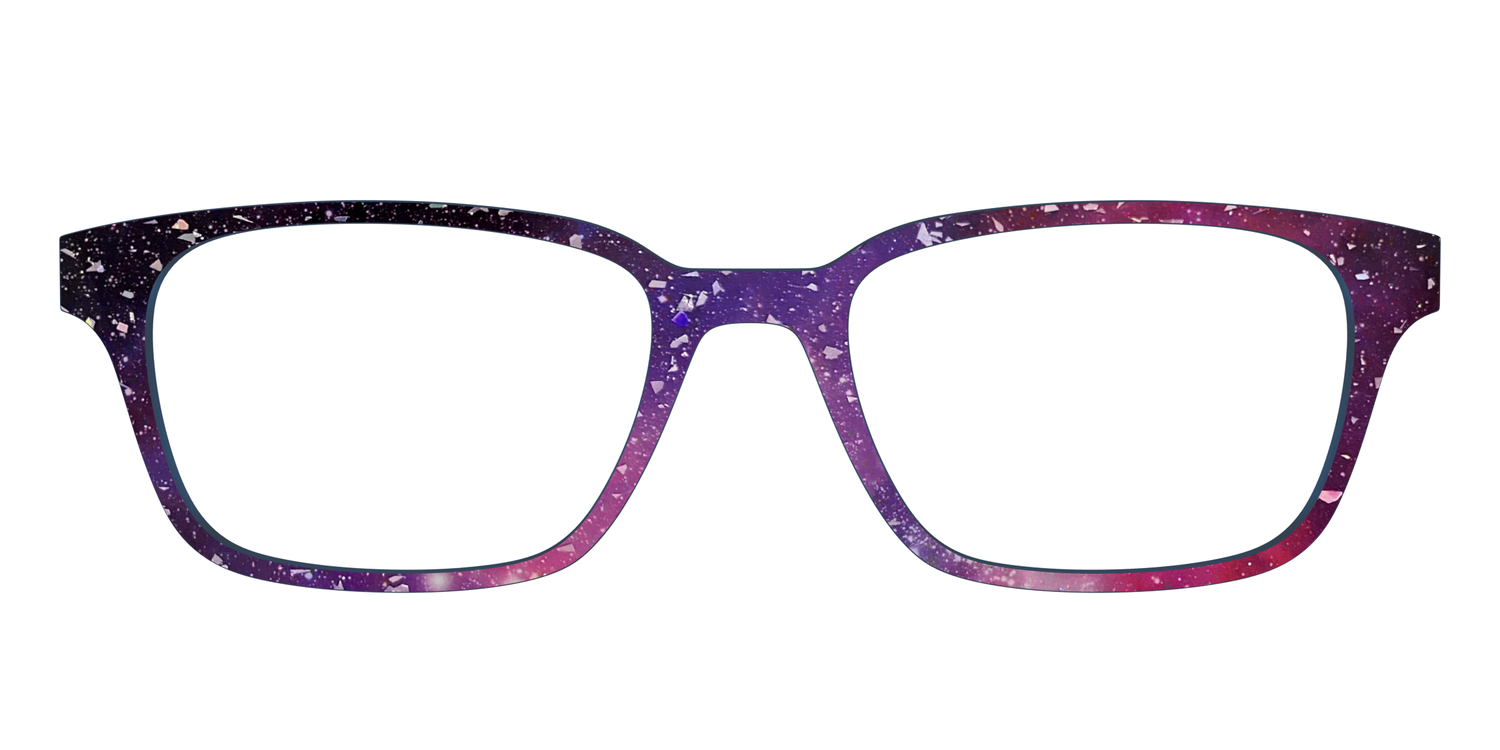 The Twilight Sky with Holographic Glitter - Front Top Image - Pair Eyewear