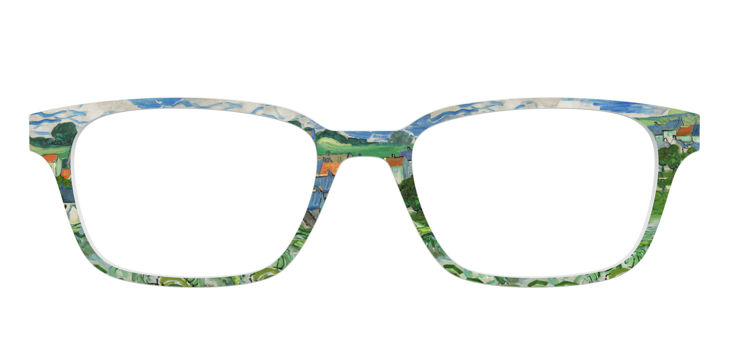 The View of Auvers-Sur-Oise - Front Top Image - Pair Eyewear