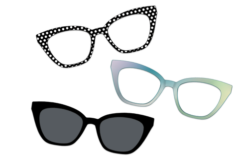 Black with Gold Set - Pair Eyewear