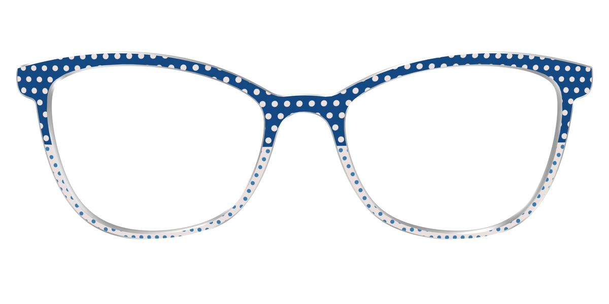 The Aegean Polka Dot Print Mix - Front Top Image - Pair Eyewear