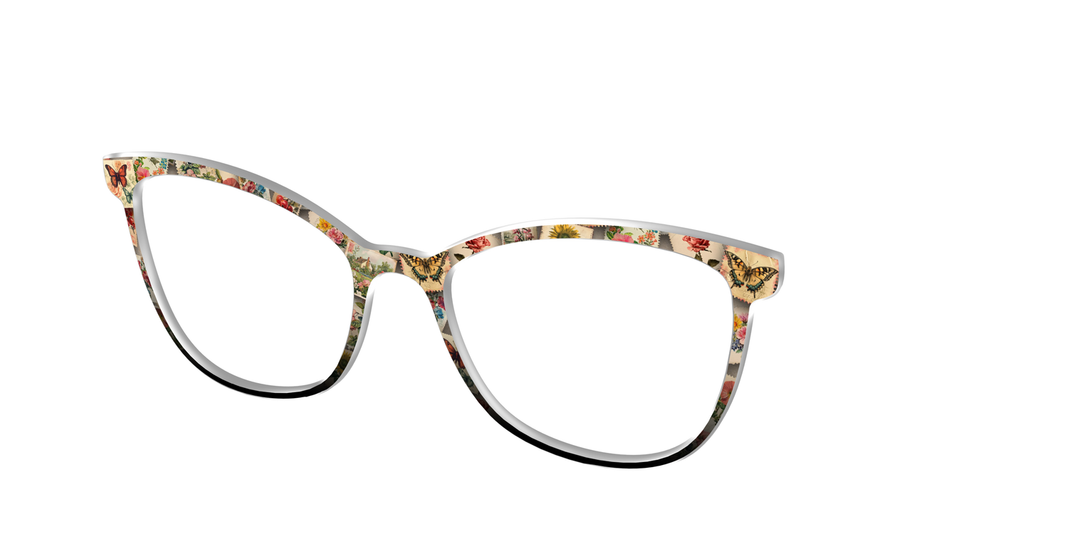 The Antique Stamps - Angle Top Image - Pair Eyewear