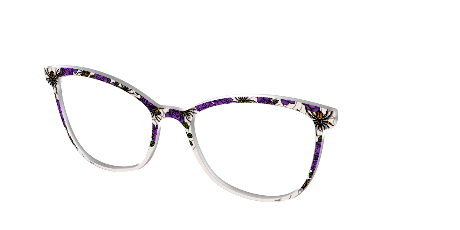 The Arachnid Rosebuds - Angle Top Image - Pair Eyewear