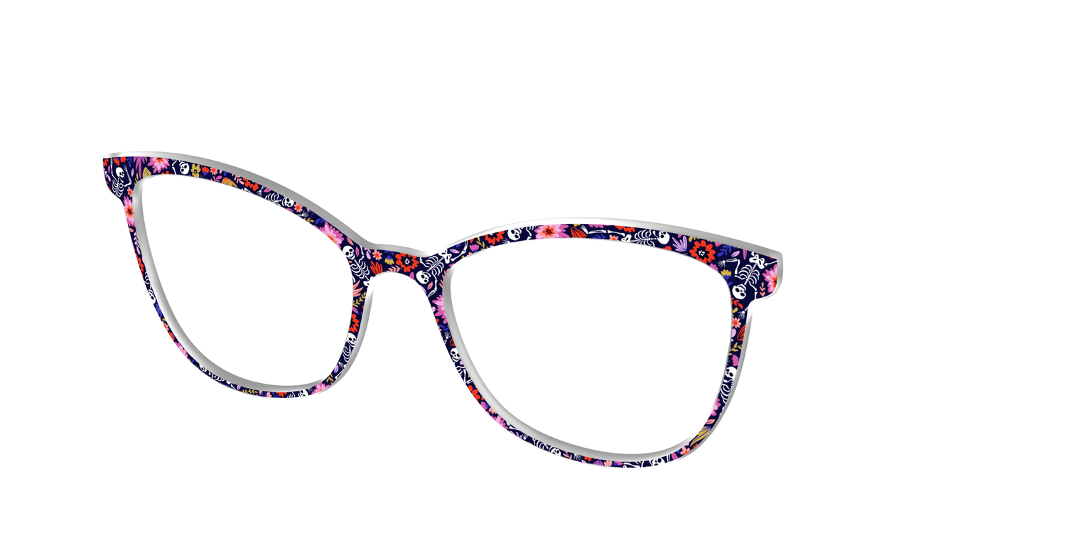 The Bone-Chilling Blossoms - Angle Top Image - Pair Eyewear