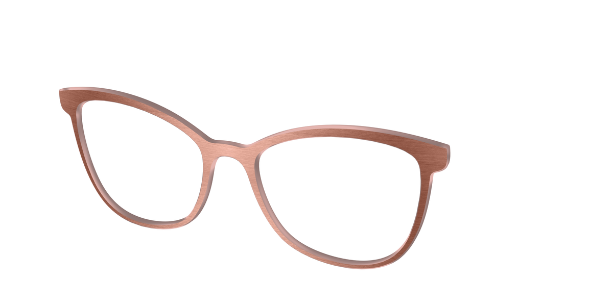 The Brushed Champagne - Angle Top Image - Pair Eyewear