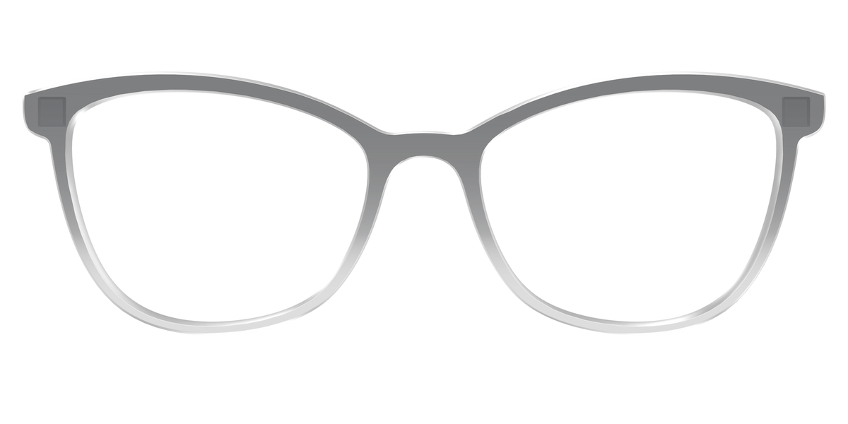 The Charcoal to Light Gray Gradient Crystal - Front Top Image - Pair Eyewear
