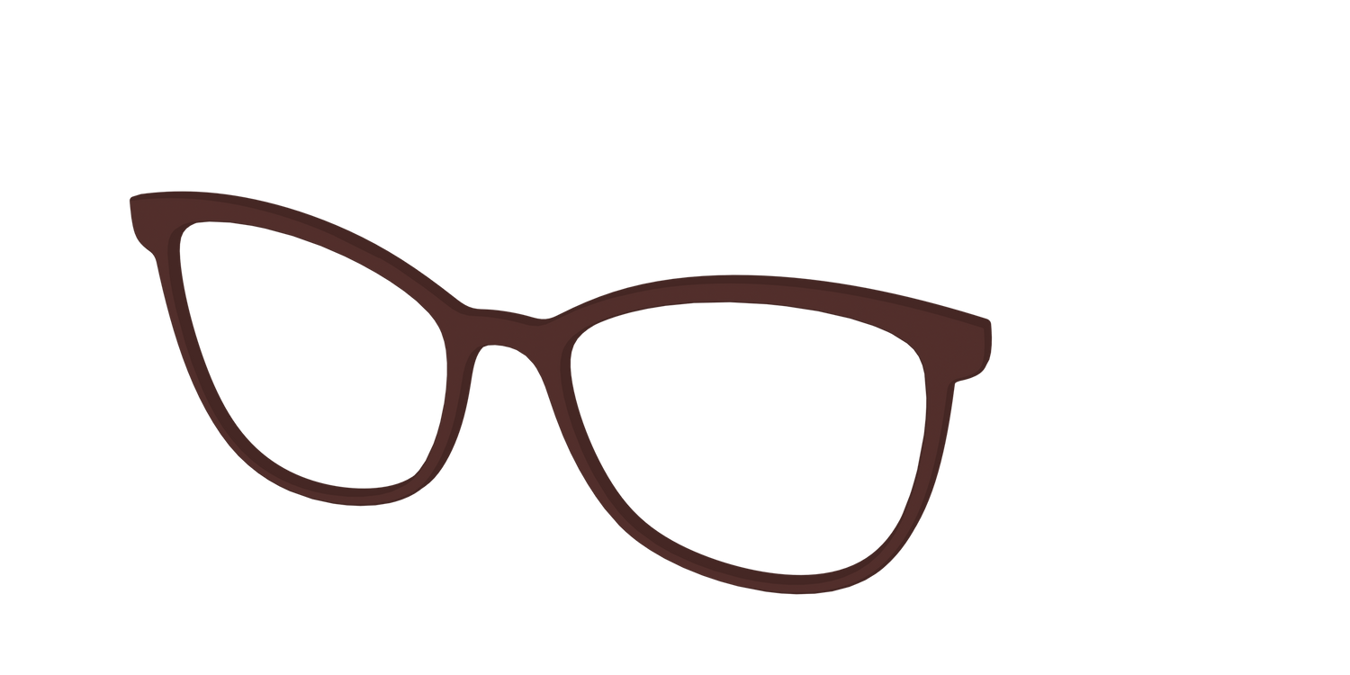 The Chocolate - Angle Top Image - Pair Eyewear