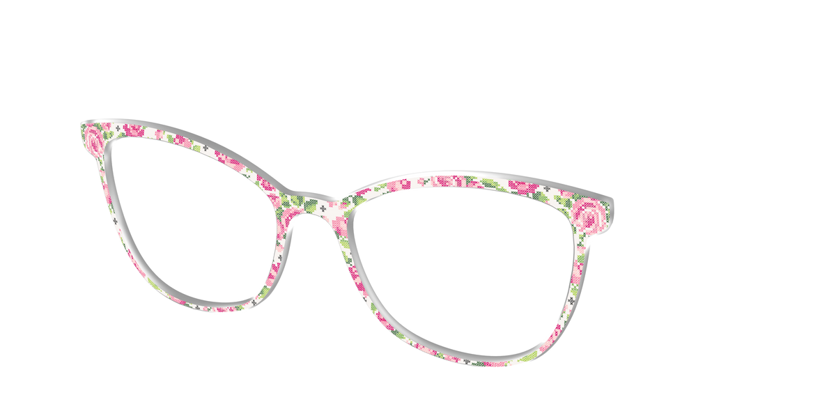 The Cross-Stitch Petals - Angle Top Image - Pair Eyewear