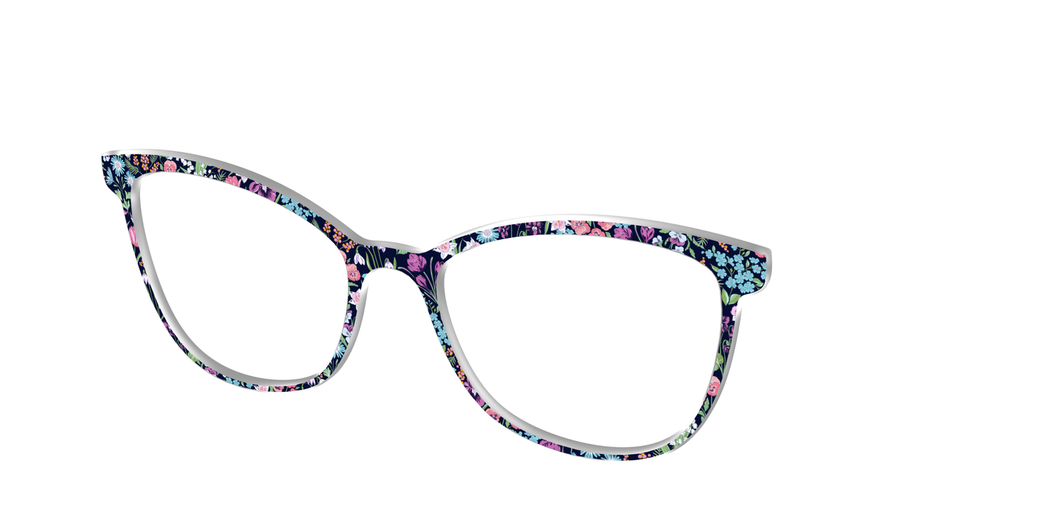The Demure Blossoms - Angle Top Image - Pair Eyewear