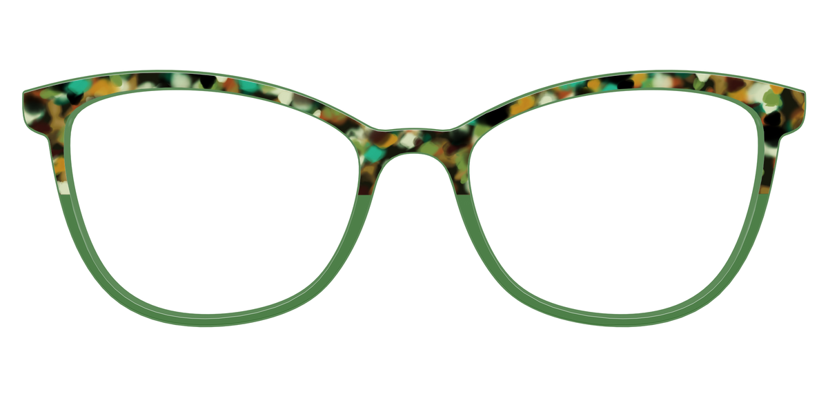 The Forest Tortoise Crystal Split - Front Top Image - Pair Eyewear