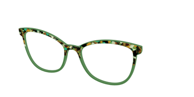 The Forest Tortoise Crystal Split - Angle Top Thumbnail - Pair Eyewear