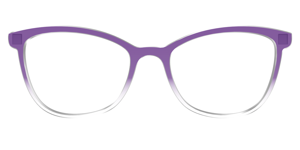 The Grape Gradient Crystal - Front Top Image - Pair Eyewear
