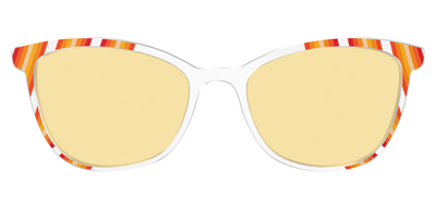 The Groovy Stripes with Citrine Yellow Lens - Front Top Thumbnail - Pair Eyewear