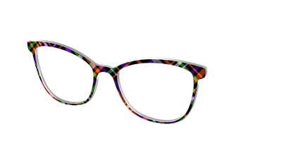 The Hexed Plaid - Angle Top Thumbnail - Pair Eyewear