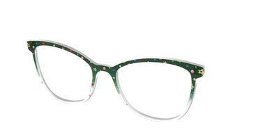 The Holiday Bauble with Foil Crystal - Angle Top Thumbnail - Pair Eyewear