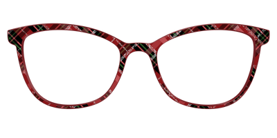 The Holly Plaid with Glitter - Front Top Thumbnail - Pair Eyewear