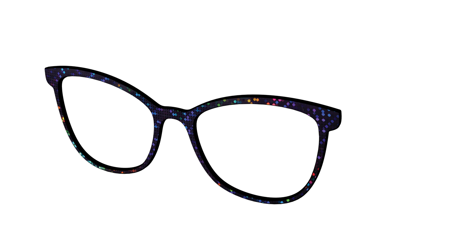 The Holographic Dots - Angle Top Image - Pair Eyewear