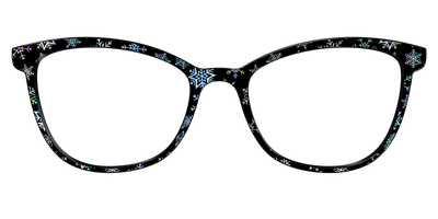 The Holographic Snowflakes - Front Top Thumbnail - Pair Eyewear